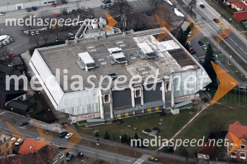 Dvorana TaborMaribor in okolica iz zraka