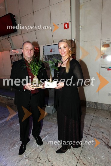 Mitja Petrovič, direktor skupine Publicis in soproga AlenkaVeliki dobrodelni Lions ples