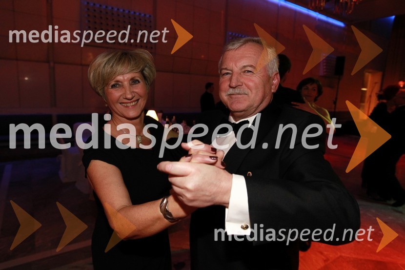 Dr. Boris Žnidarič in soproga DragaVeliki dobrodelni Lions ples