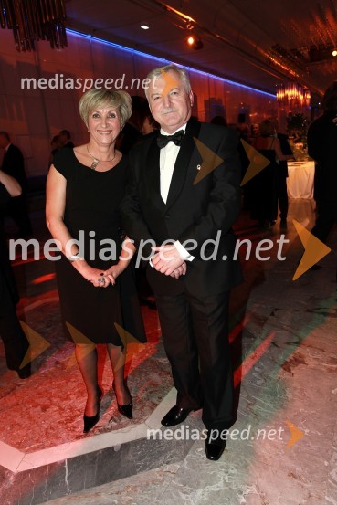 Dr. Boris Žnidarič in soproga DragaVeliki dobrodelni Lions ples