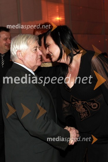 Milan Kučan, nekdanji predsednik Republike Slovenije in ...Veliki dobrodelni Lions ples