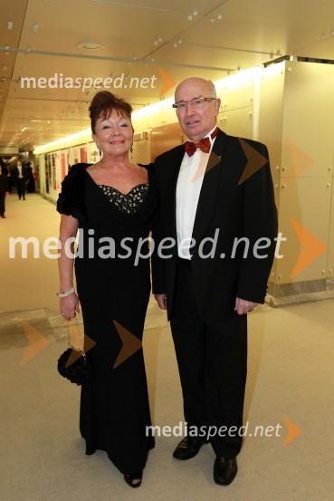 Tjaša Andree Prosenc, odvetnica in mož Tone Prosenc, odvetnikVeliki dobrodelni Lions ples