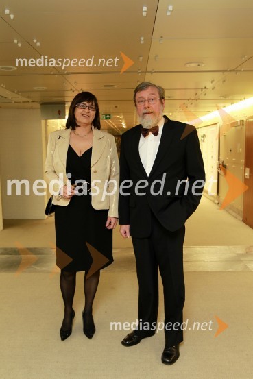 Breda Kutin, predsednica Zveze potrošnikov Slovenije in Marjan Krisper, profesor na Fakulteti za računalništvo in informatikoVeliki dobrodelni Lions ples