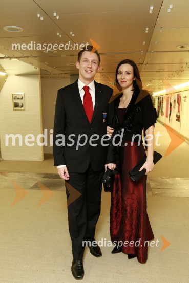 Martin Lazar in Staša Dolenc LazarVeliki dobrodelni Lions ples