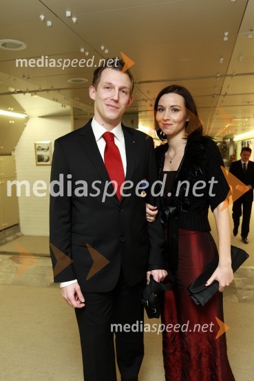 Martin Lazar in Staša Dolenc LazarVeliki dobrodelni Lions ples