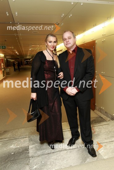 Mitja Petrovič, direktor skupine Publicis in soproga AlenkaVeliki dobrodelni Lions ples