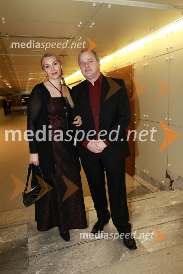 Mitja Petrovič, direktor skupine Publicis in soproga AlenkaVeliki dobrodelni Lions ples