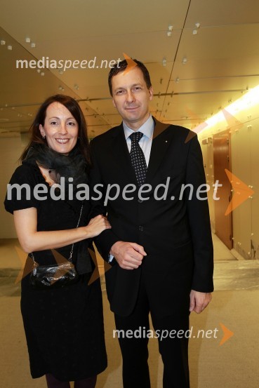 Emil Marinšek, direktor podjetja Maremico in lastnik blagovne znamke Lectus ter soproga BojanaVeliki dobrodelni Lions ples