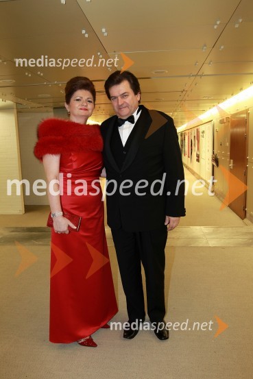 Milena Eber, krznarka in njen soprogVeliki dobrodelni Lions ples