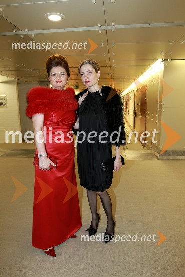 Milena Eber, krznarka in Hermina Kovačič, novinarkaVeliki dobrodelni Lions ples