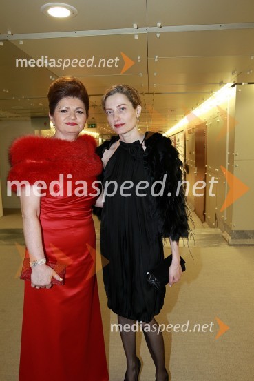 Milena Eber, krznarka in Hermina Kovačič, novinarkaVeliki dobrodelni Lions ples