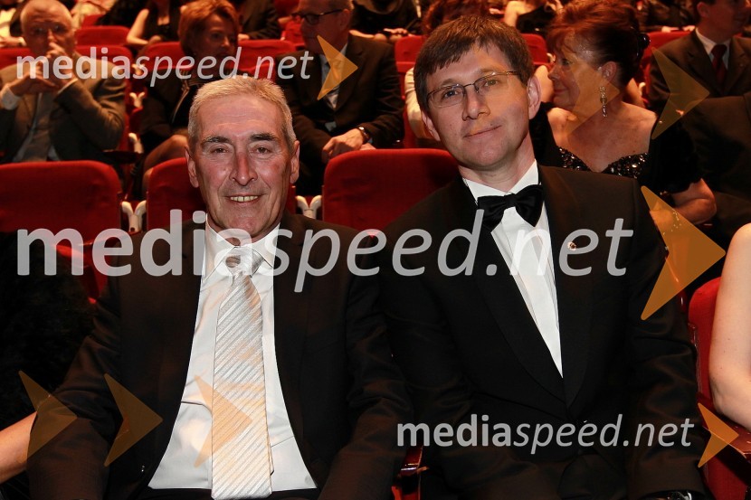 Aleš Čerin, podžupan Mestne občine Ljubljana in Martin Logar, predsednik Lions kluba LjubljanaVeliki dobrodelni Lions ples