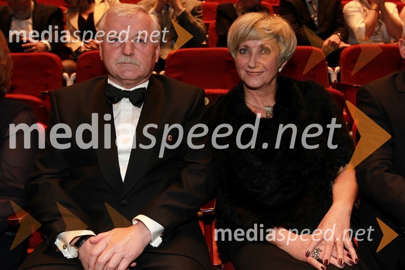 Dr. Boris Žnidarič in soproga DragaVeliki dobrodelni Lions ples