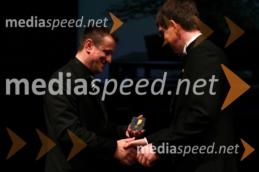 Tone Horvatič, guverner Lions Districta 129 Slovenija in Martin Logar, predsednik Lions kluba LjubljanaVeliki dobrodelni Lions ples