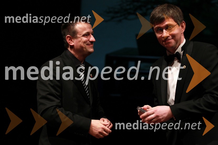 Tone Horvatič, guverner Lions Districta 129 Slovenija in Martin Logar, predsednik Lions kluba LjubljanaVeliki dobrodelni Lions ples