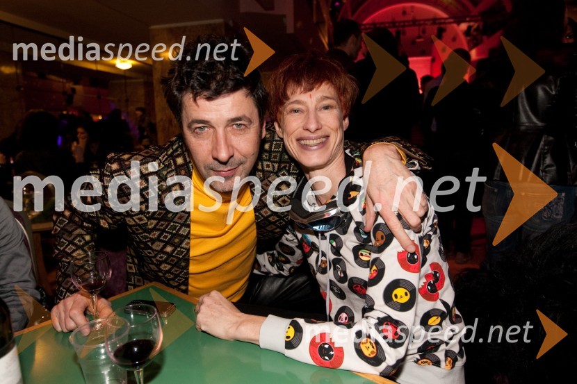 Franci Kek, politik in soproga Mattea Panter, oblikovalka30 let diskoteke Turist