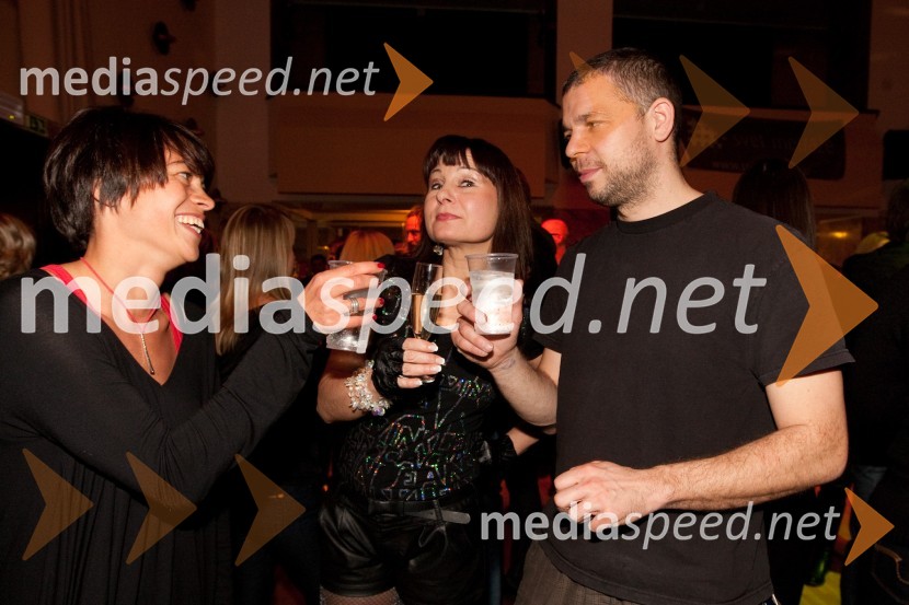 Violeta Tomič, igralka s prijatelji30 let diskoteke Turist