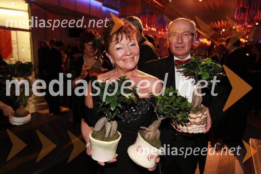 Tjaša Andree Prosenc, odvetnica in mož Tone Prosenc, odvetnikVeliki dobrodelni Lions ples