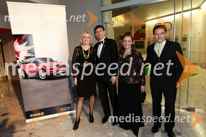 Irena Pavčič, direktorica PR oddelka Publicis, Martin Logar, predsednik Lions kluba Ljubljana, ... in ...Veliki dobrodelni Lions ples