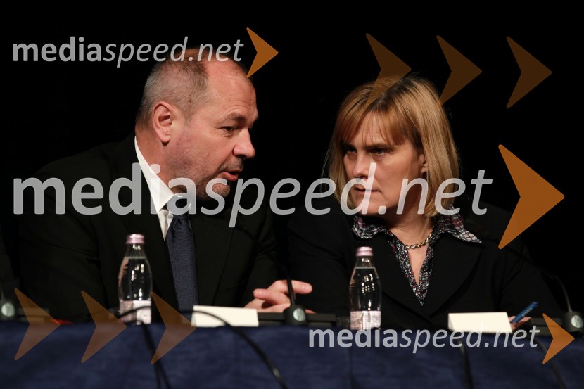 Franc Križanič, minister za finance in Darja Radić, ministrica za gospodarstvoObisk predstavnikov Vlade Republike Slovenije v Mariboru