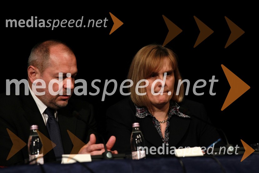 Franc Križanič, minister za finance in Darja Radić, ministrica za gospodarstvoObisk predstavnikov Vlade Republike Slovenije v Mariboru