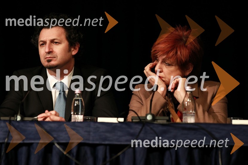 Patrik Vlačič, minister za promet in Majda Širca, ministrica za kulturoObisk predstavnikov Vlade Republike Slovenije v Mariboru