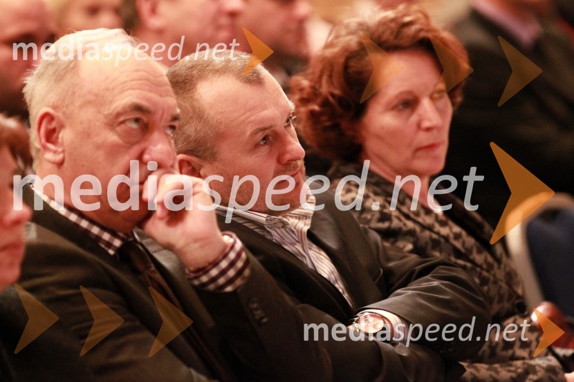 Janez Ujčič, podžupan Mestne občine Maribor in Franc Kangler, župan Mestne občine MariborObisk predstavnikov Vlade Republike Slovenije v Mariboru