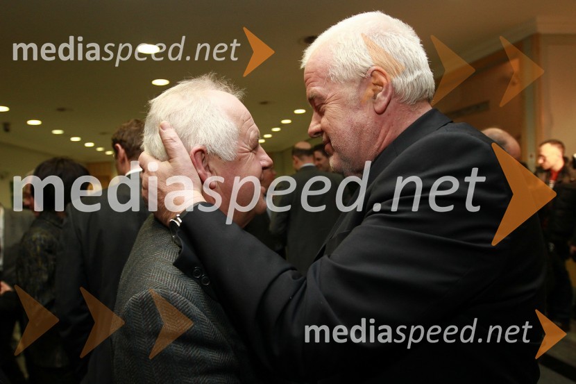 Edvard Čagran, župan občine Šentilj in Marjan Pinter, direktor Konstruktor vgr. d.o.o.Obisk predstavnikov Vlade Republike Slovenije v Mariboru