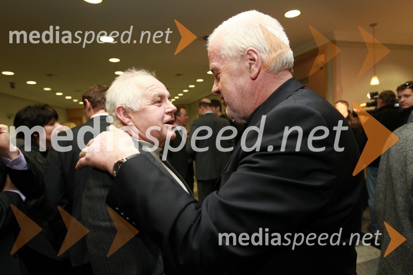 Edvard Čagran, župan občine Šentilj in Marjan Pinter, direktor Konstruktor vgr. d.o.o.Obisk predstavnikov Vlade Republike Slovenije v Mariboru