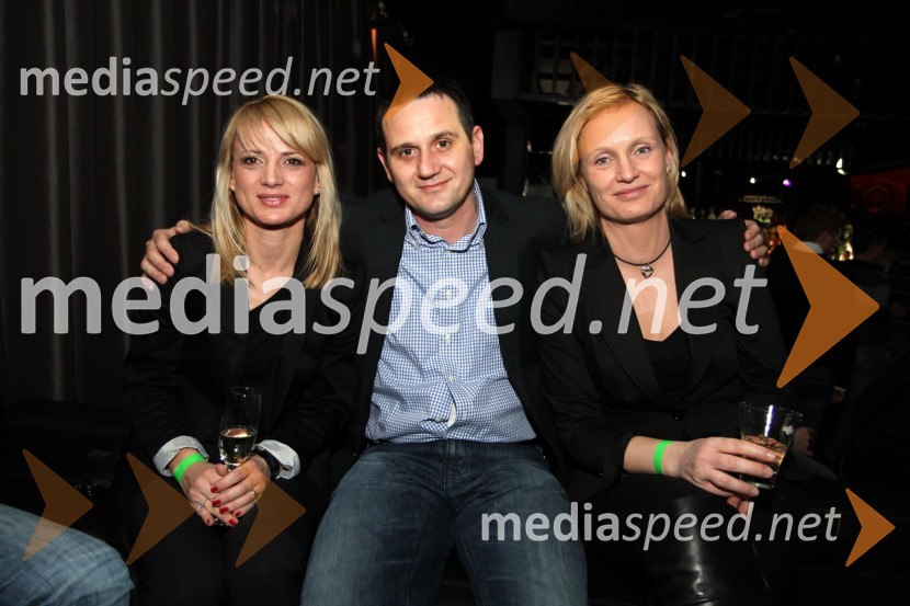 Metka Pevec Kejžar, odnosi z javnostjo Autocommerce, Sebastijan Zorenč in Claudia Lakner, AutocommerceMartini Gold Party