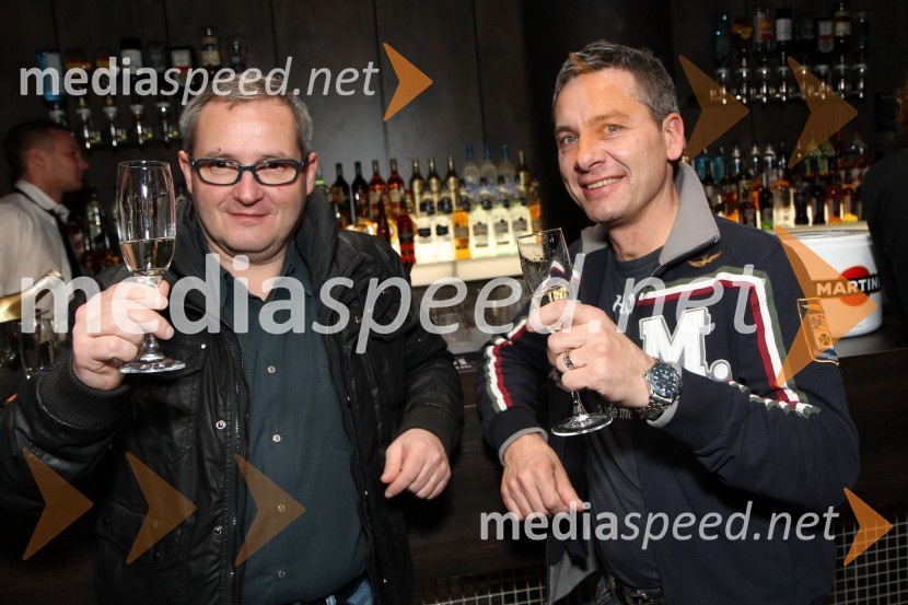 Iztok Logar in Dušan FrancMartini Gold Party