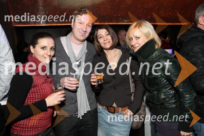 Blanka Kefer, Luke in Maja Davis ter Maja MedvedMartini Gold Party