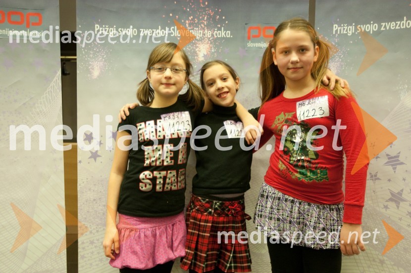 Maja Milič, Ivona Balukčič in Mojca TurkSlovenija ima talent, predizbor