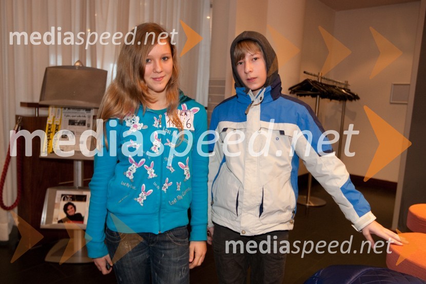 Monika Novak in Amer KočanSlovenija ima talent, predizbor