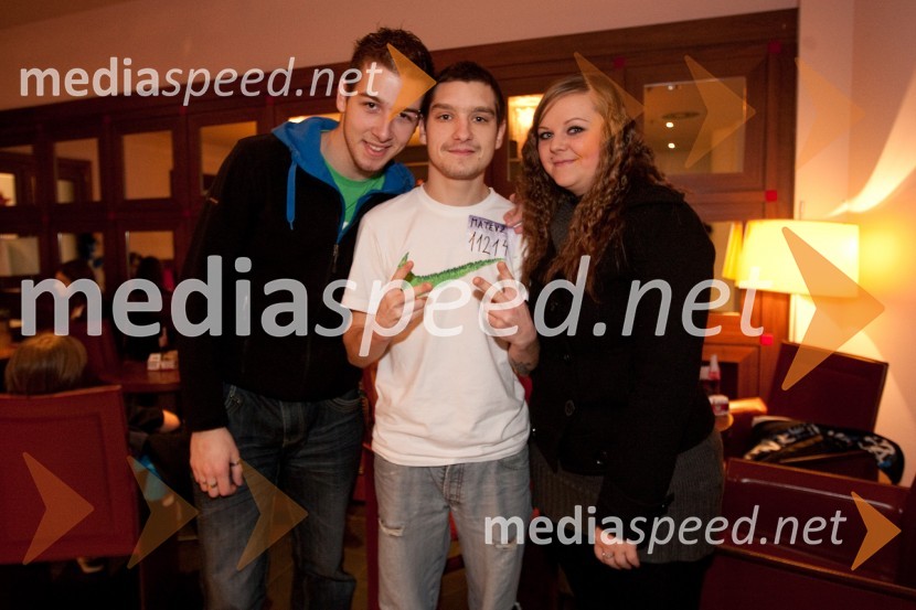 Žan Rupar, Matevž Andolčec in Tamara AndreuzziSlovenija ima talent, predizbor