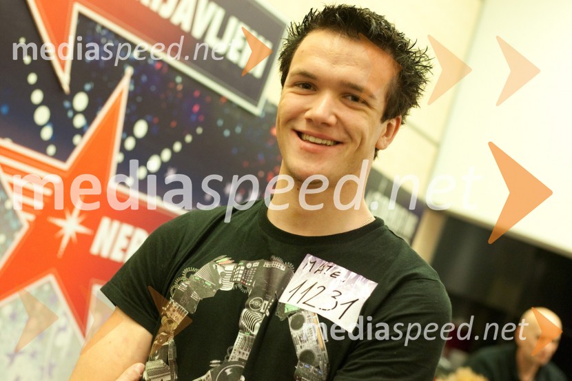 Matej PrikeržnikSlovenija ima talent, predizbor