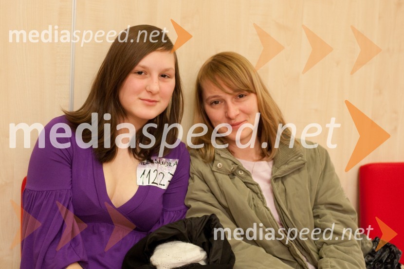 Aleksandra Ristič in mama ZoricaSlovenija ima talent, predizbor