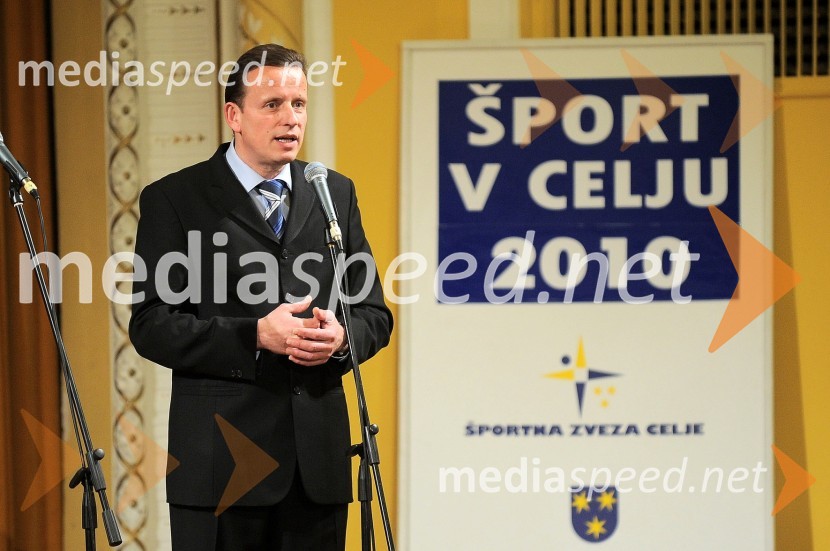 Bojan Šrot, župan Mestne občine CeljeŠportnik leta 2010 mesta Celje