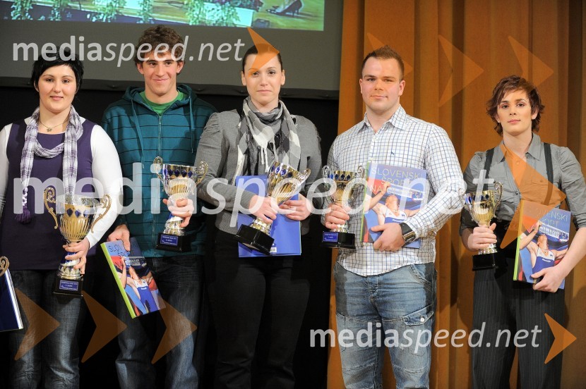 Lucija Polavder, judoistka in športnica leta 2010 mesta Celje, 	Simon Brus, Kajak kanu klub Celje, Barbara Fidel, Kegljaški klub Celje, Benjamin Lah, ju jitsu borec in Vlora Bedžeti, judoistkaŠportnik leta 2010 mesta Celje