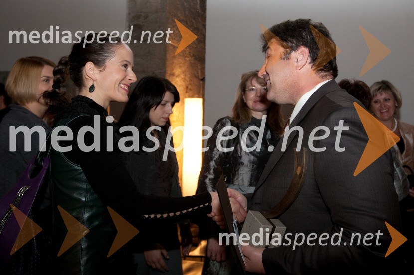 Jana Lutovac Lah, vodja službe za odnose z javnostmi Trimo Trebnje d.d. in Robert Grah, AG AutomotivaManagerski izzivi 2011