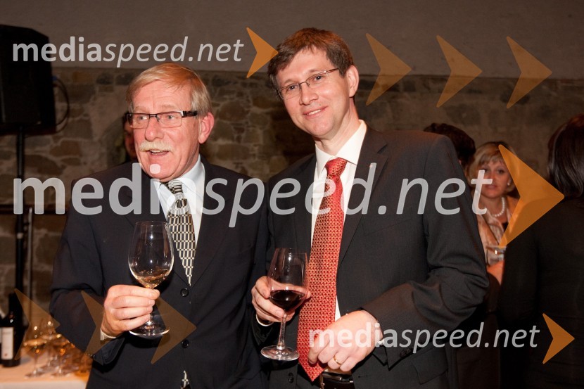 Andrej Baloh, svetovalec časnika Finance in Martin Logar, predsednik Lions kluba LjubljanaManagerski izzivi 2011