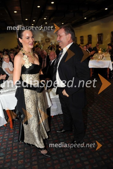 Maja Pucelj, plesalka in Janez Rihtarič, župan občine Radenci16. noč penin