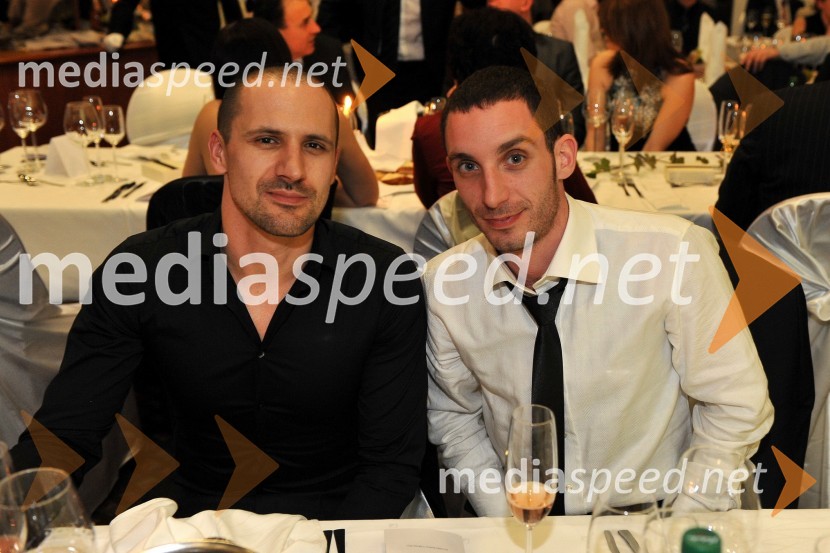 Aleksandar Živanović, brand manager G3 Spirit in Ognjen Malenović16. noč penin