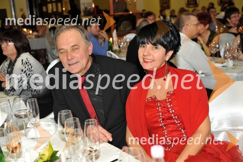 Silva Vrbnjak, moderatorka na Radio Maxi in soprog Slavko Vrbnjak16. noč penin