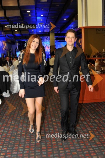 Manca Špik, pevka in 	Primož Goričnik, agencija Špik16. noč penin