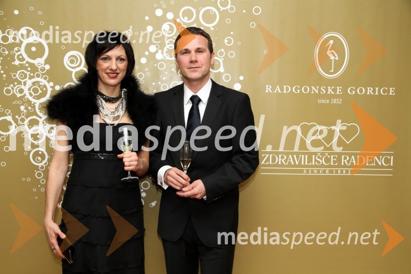 Borut Cvetkovič, direktor podjetja Radgonske gorice in soproga Alenka16. noč penin