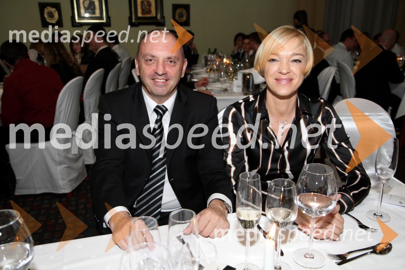 Mag. Roman Matek, direktor Thermana Laško in soproga Anita16. noč penin