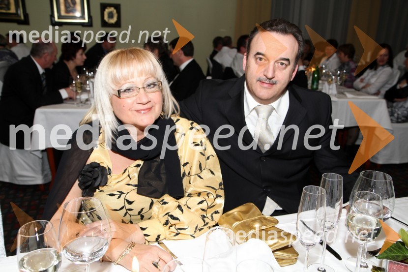 Milan Karoli, direktor Terme Radenci d.o.o. in soproga Milena16. noč penin