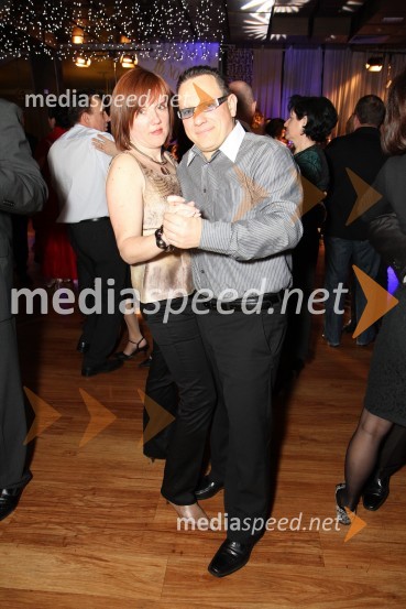 Mag. Peter Kavčič, podjetniški svetovalec ter prokurist podjetja comTEC in soproga Sabina
16. noč penin