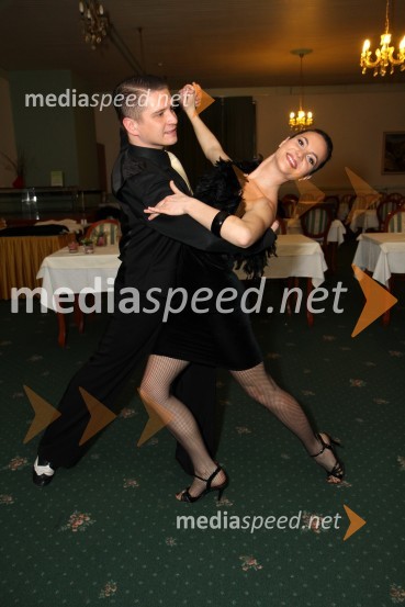 Peter Fileš in Maja Pucelj, plesalca16. noč penin